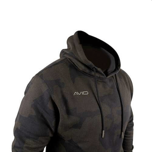 Sudadera de Pesca de camuflaje Avid Carp Distortion Camo hoodie