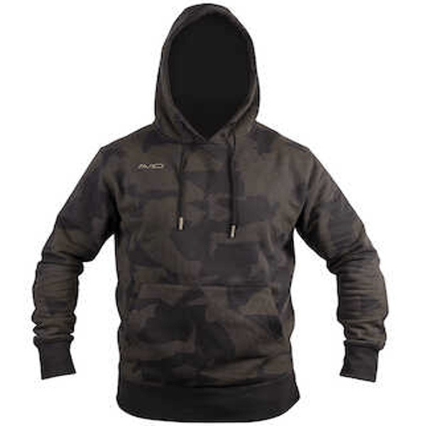 Sudadera de Pesca de camuflaje Avid Carp Distortion Camo hoodie