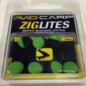 AVID CARP ZIGLITES 10MM BOILIES BLACK-GREEN