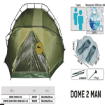 BIWY VORTEKS DOME 2 MAN D-20 + DOBLE CAPA 1