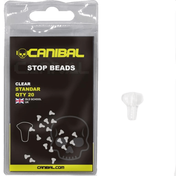 Canibal Stop Beads Clear 20uni