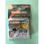 CARPLINQ HOOKLINK BRAID REMOVABLE SKIN MUD BROWN 25LB 20MT 1