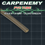 Carp Zone pvc tube 1mt Olive Green 1 Carp Zone pvc tube 1mt Olive Green