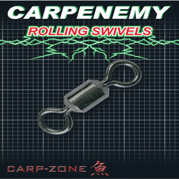 CARPZONE-ROLLING-SWIVELS Carp Zone Rolling Swivels