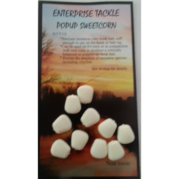ENTERPRISE-MAIZ-BLANCO Enterprise Tackle Imitación Maíz Pop-up Blanco