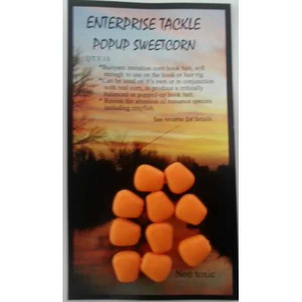 Enterprise Tackle Imitación Maíz Pop-up Naranja