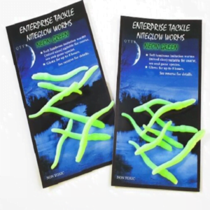 Enterprise Tackle Niteglow Worms Neon Green