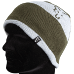 FOX COLLECTION BEANIE GREEN/SILVER