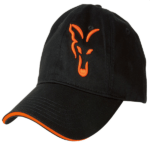 GORRA DE BÉISBOL FOX NEGRA Y NARANJA 1