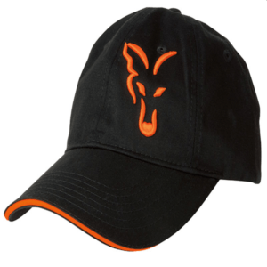 GORRA DE BÉISBOL FOX NEGRA Y NARANJA