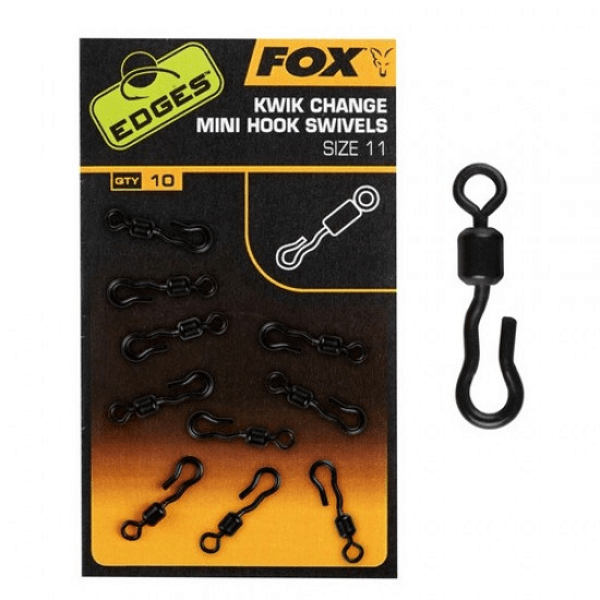 FOX KWIK CHANGE MINI HOOK SWIVELS SIZE 11