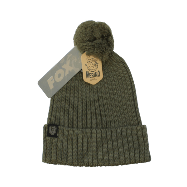 FOX MERINO BOBBLE - OLIVE