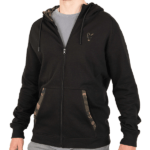 FOX LIGHTWEIGHT ZIPPED HOODY BLACK/CAMO 1 FOX LIGHTWEIGHT ZIPPED HOODY BLACK/CAMO