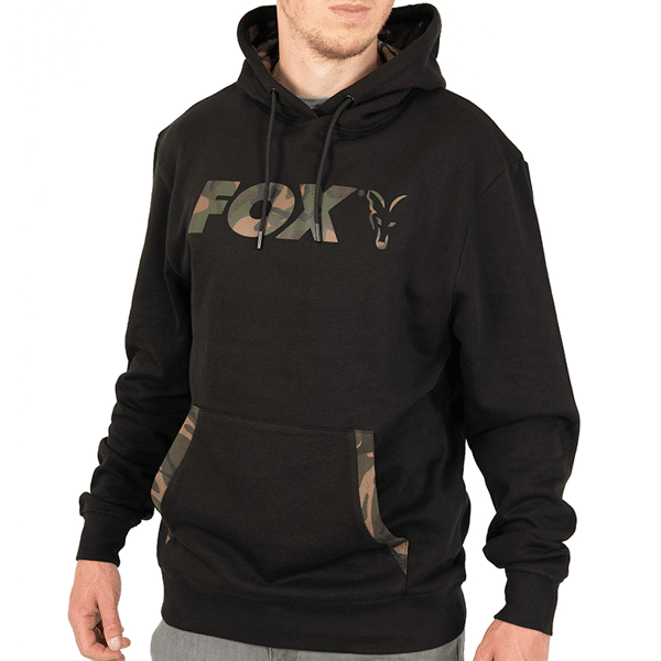 FOX-PULLOVER-OK FOX LIGHTWEIGHT PULLOVER HOODY BLACK/CAMO