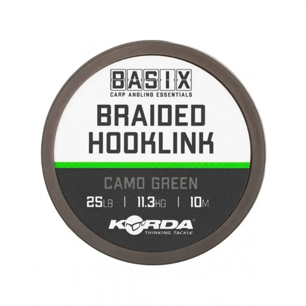 KORDA-BASIX-BRAIDED Korda Basix Braided Camo Green 25lb