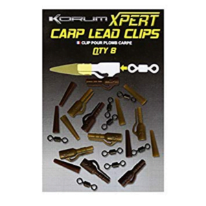 KORUM CARP LEAD CLIPS KIT 8 UNI