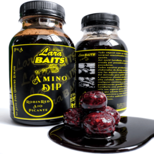 LARA BAITS AMINO DIP ROBIN RED-AJO PICANTE 250ML