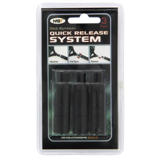 NGT-QUICK-RELEASE Ngt Quick Release System Black Aluminium 3uni