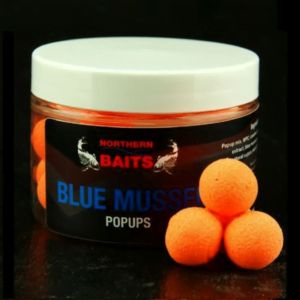 NORTHERN BAITS BLUE MUSSEL POP UPS ORANGE 15 MM