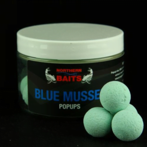 NORTHERN BAITS BLUE MUSSEL POP UPS BLUE 15 MM