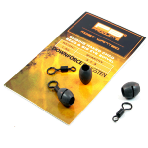 PB SLIDING NAKED CHOD BEAD & RING SWIVEL 11 0,75GR