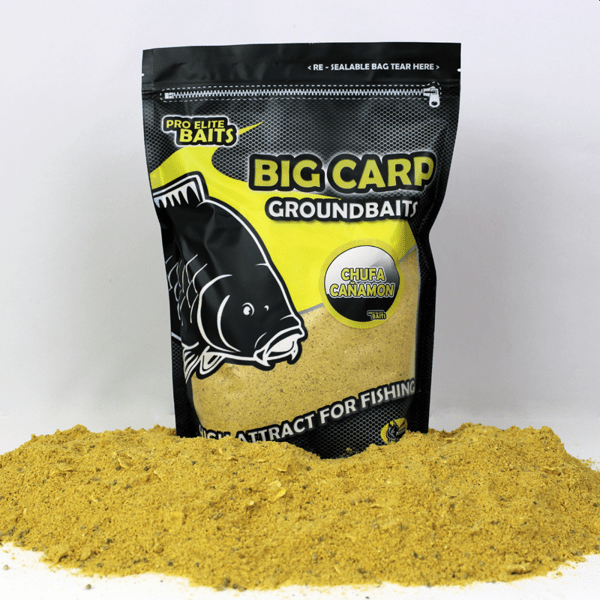 PRO-BIG-CARP-CHUFA Pro Elite Baits Classic Big Carp Groundbaits Chufa-Cañamón 1800gr
