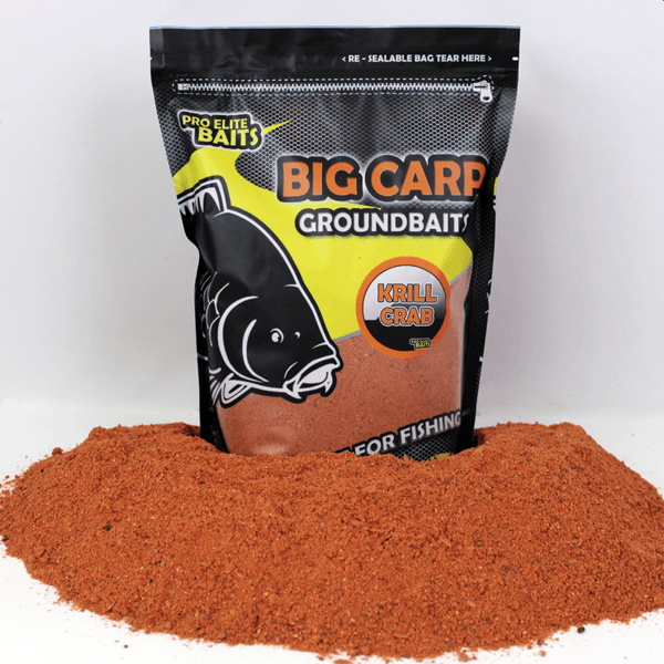PRO-BIG-CARP-KRILL Pro Elite Baits Classic Big Carp Groundbaits Krill-Crab 1800gr