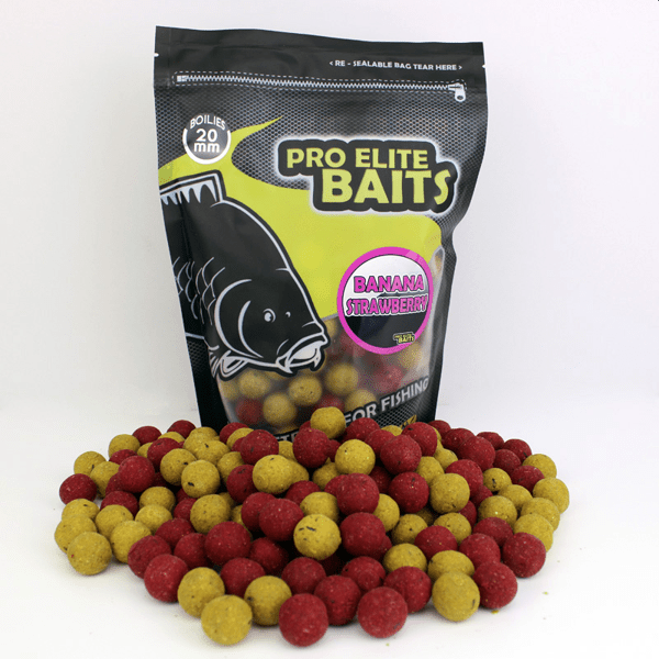 Pro Elite Baits Classic Boilies Banana-Strawberry 20mm 800gr