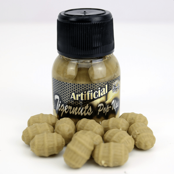 PRO-IMITACION-TIGER-NUT Pro Elite Baits Tuna Spirulina Gold Artificial Tigernuts Pop-ups 30ml