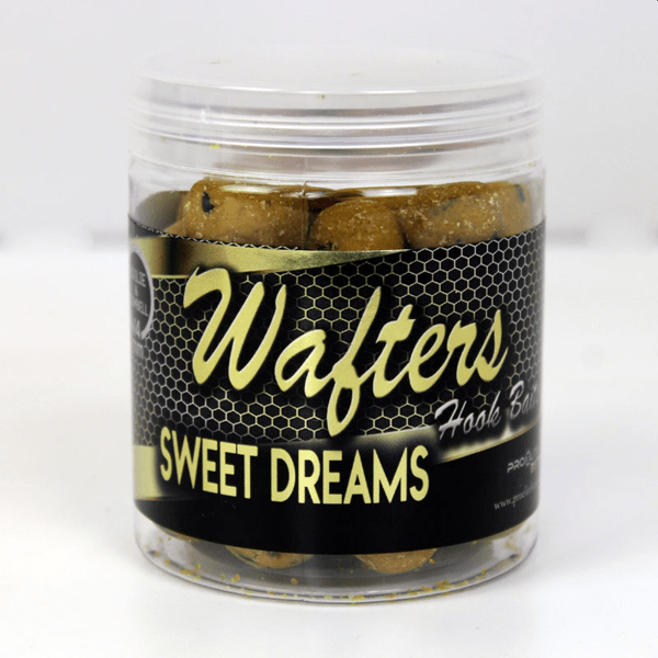PRO-WAFTER-DREAMS Pro Elite Baits Sweet Dreams Gold Wafter HB Boilie-Dumbell 14mm
