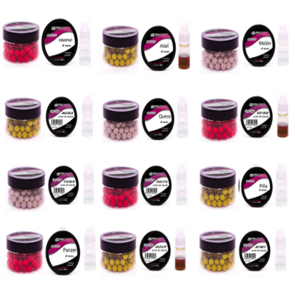 RESUMEN-MINI-BOILIES-REAL Mini Boilies Real Drops 8mm Piña