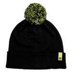 RidgeMonkey APEarel Dropback Bobble Hat Black/Green 1