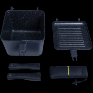 RidgeMonkey Connect Deep Pan & Griddle XL Granite Edition