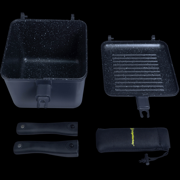 RidgeMonkey Connect Deep Pan & Griddle XL Granite Edition