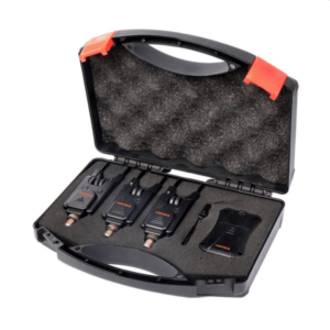 Shimano Beastmaster 10000 xb 3 Kit de alarmas vorteks b2 3+1 en su maletín de transporte y protección