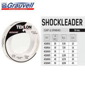 GRAUVELL TEKLON SHOCK LEADER 0,70MM 30KG 50MT