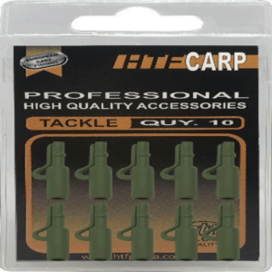 HTF CARP SAFETY LEAD CLIPS WEED GREEN