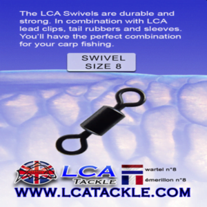 LCA TACKLE SWIVELS Nº8 (20 UNIDADES)