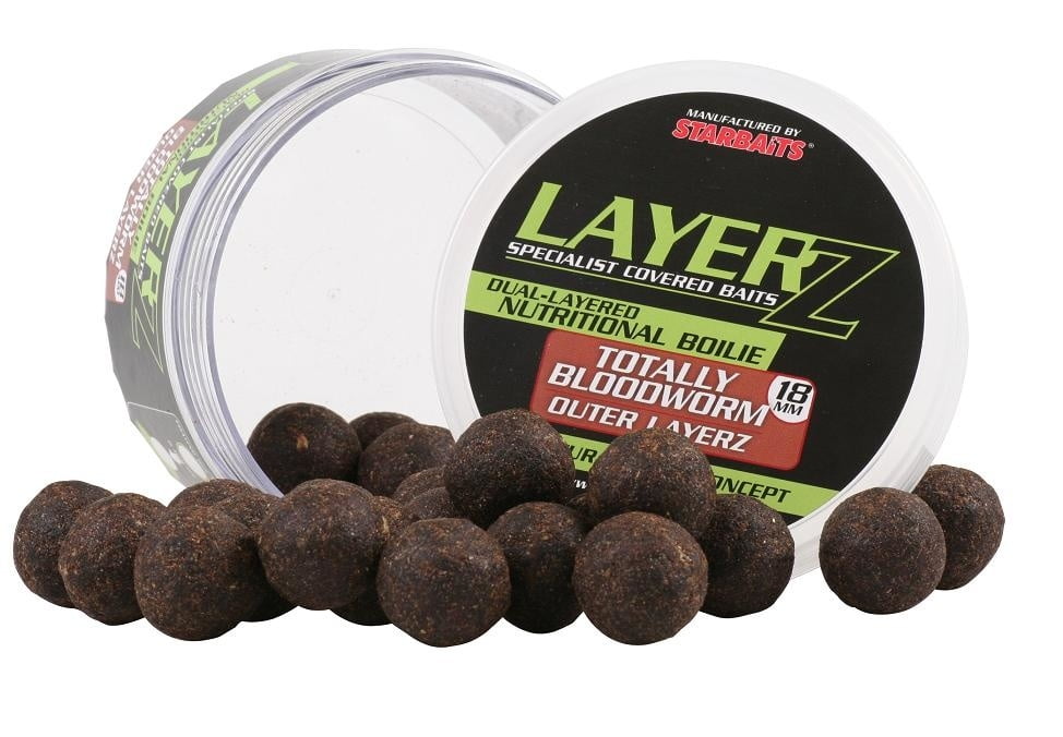 StarBaits Layerz Bloodworm HookBaits 18mm 100gr