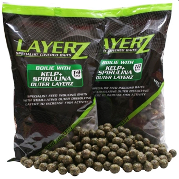 STARBAITS LAYERZ KELP BOILIE StarBaits Layerz Kelp-Spirulina 18mm 800gr