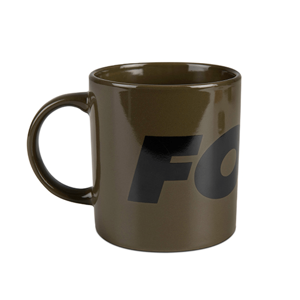 FOX MUGS GREEN BLACK LOGO