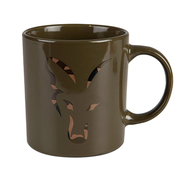 FOX MUGS GREEN BLACK