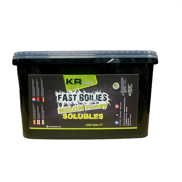 Krom Quality Melón & Miel boilies solubles 20mm 3kg