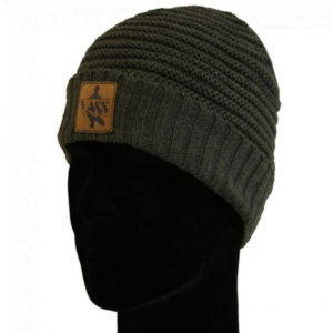 Vass 'Fleece Lined' Ribbed Beanie Grey