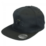 Vass Snapback Fishing Cap Black With Black/grey Camo Peak