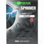 Korda Spinner Kurv Barbless Hook Sections nº6 1 Korda Spinner Kurv Barbless