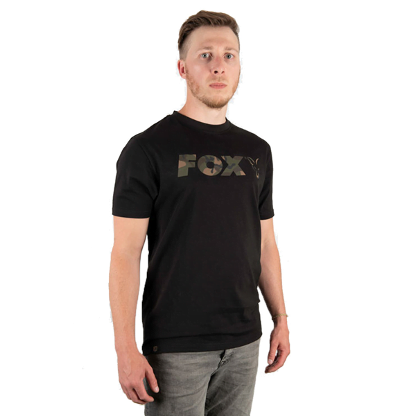 Fox Camo Logo T-Shirt Black