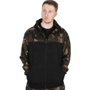 Fox LW Zipped Hoody Black/Camo