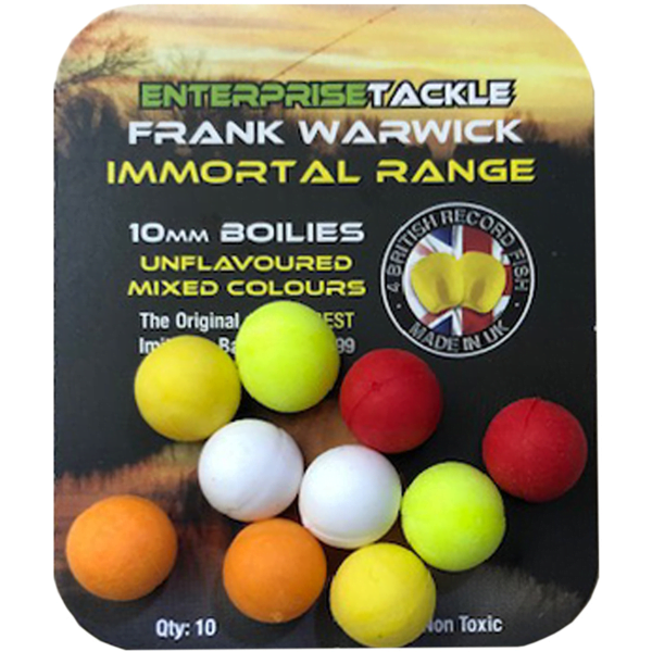 Enterprise Tackle Inmortal Range Boilies Mixed Colour 10mm