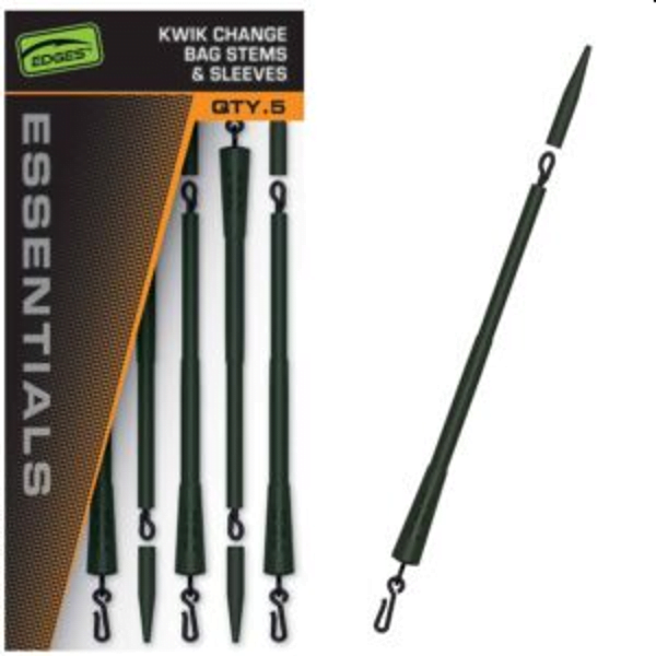 FOX KWIK CHANGE BAG STEMS 2 Fox Edges Kwik Change Bag Stems And Sleeve